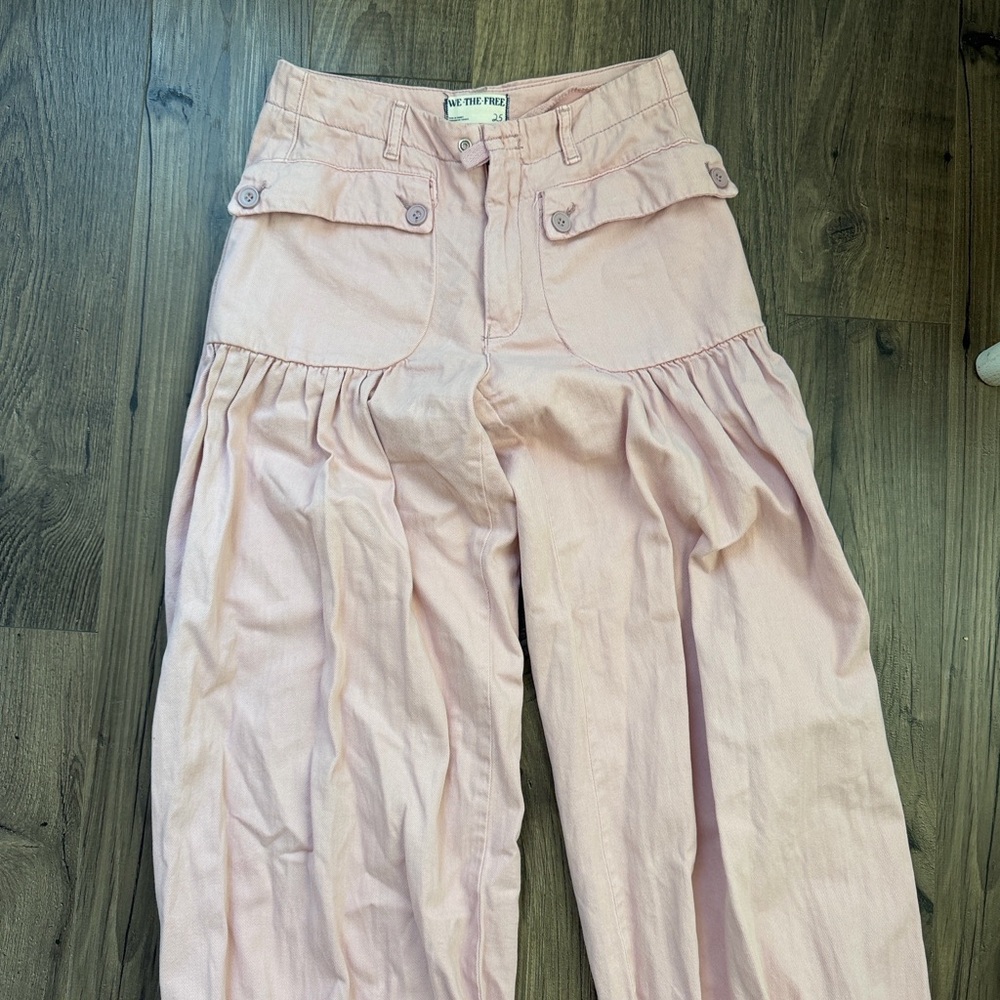 We The Free Blush Buttoned Pants